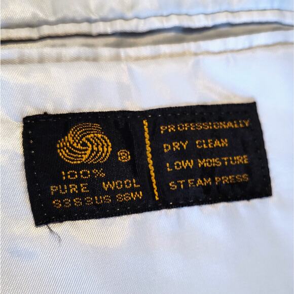 Mappelli de Milano Men's 43 R‎ Black Wool Blazer Gold Buttons - Picture 8 of 11